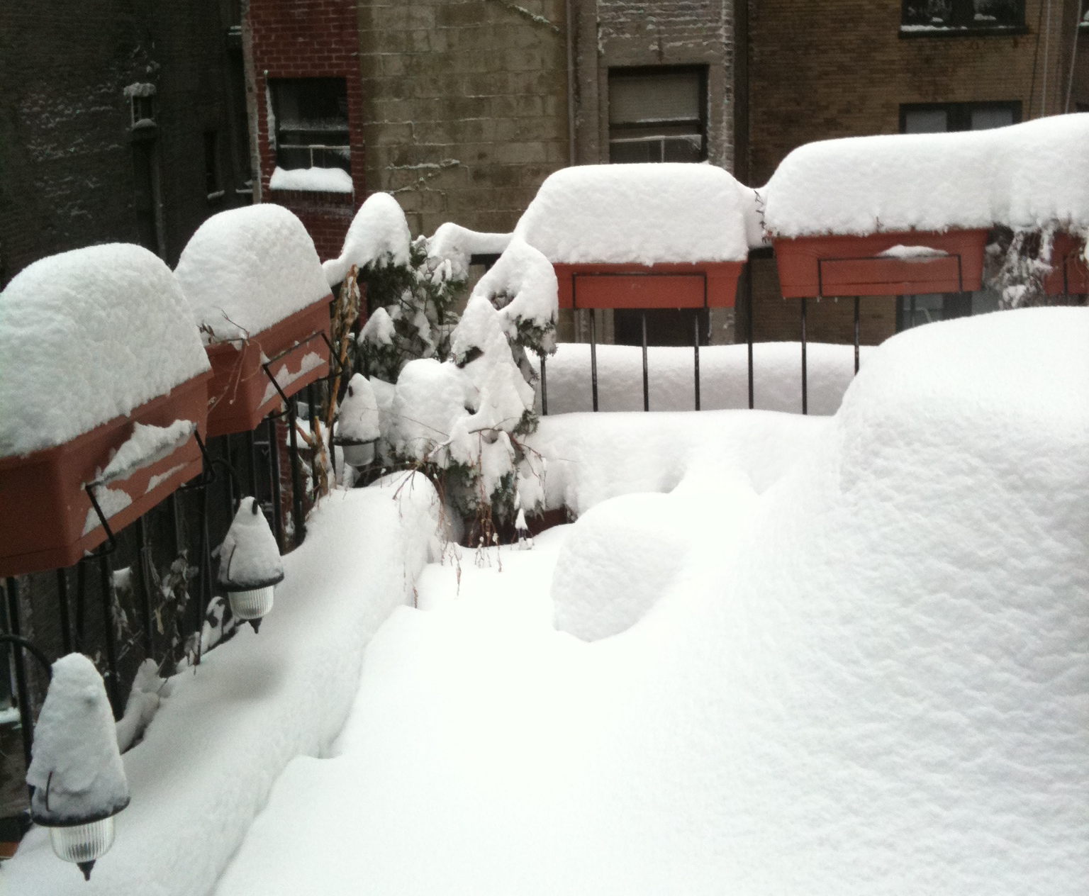 It's a snow day in NYC at 258 W 93rd Street.
